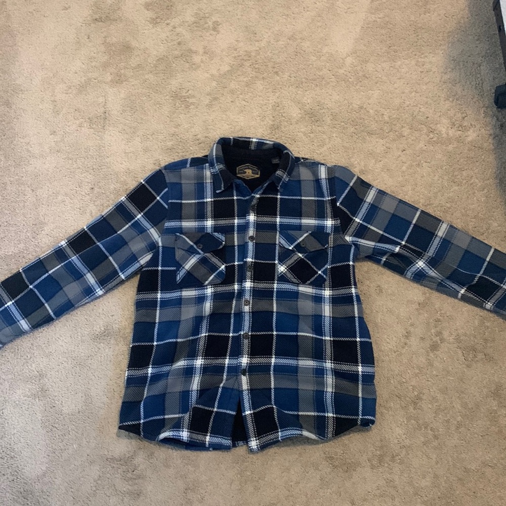 Freedom foundry plaid fleece jacket